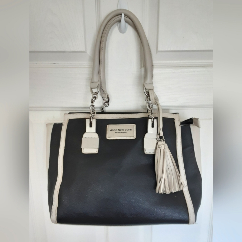 Marc New York Andrew Marc Color Block Handbag.